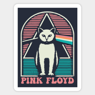 Pink Floyd Cat // 80s Music Fan Art Magnet